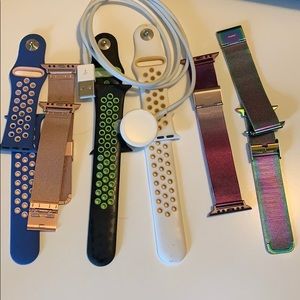 Apple Watch Size 38/40 bands and charging cord